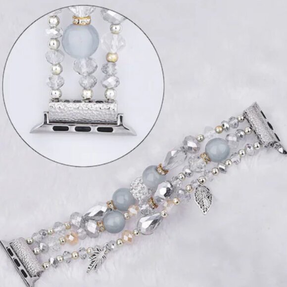 Beaded Apple Watch Bracelet - Picture 2 of 4